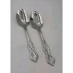 Vintage Reed & Barton Duchess of Marlborough Select 2 Serving Spoons Flatware
